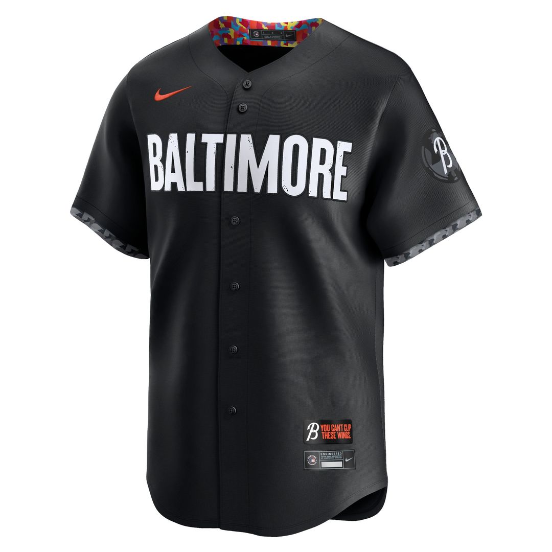 Adley Rutschman Baltimore Orioles Nike City Connect Limited Player Jersey - Black