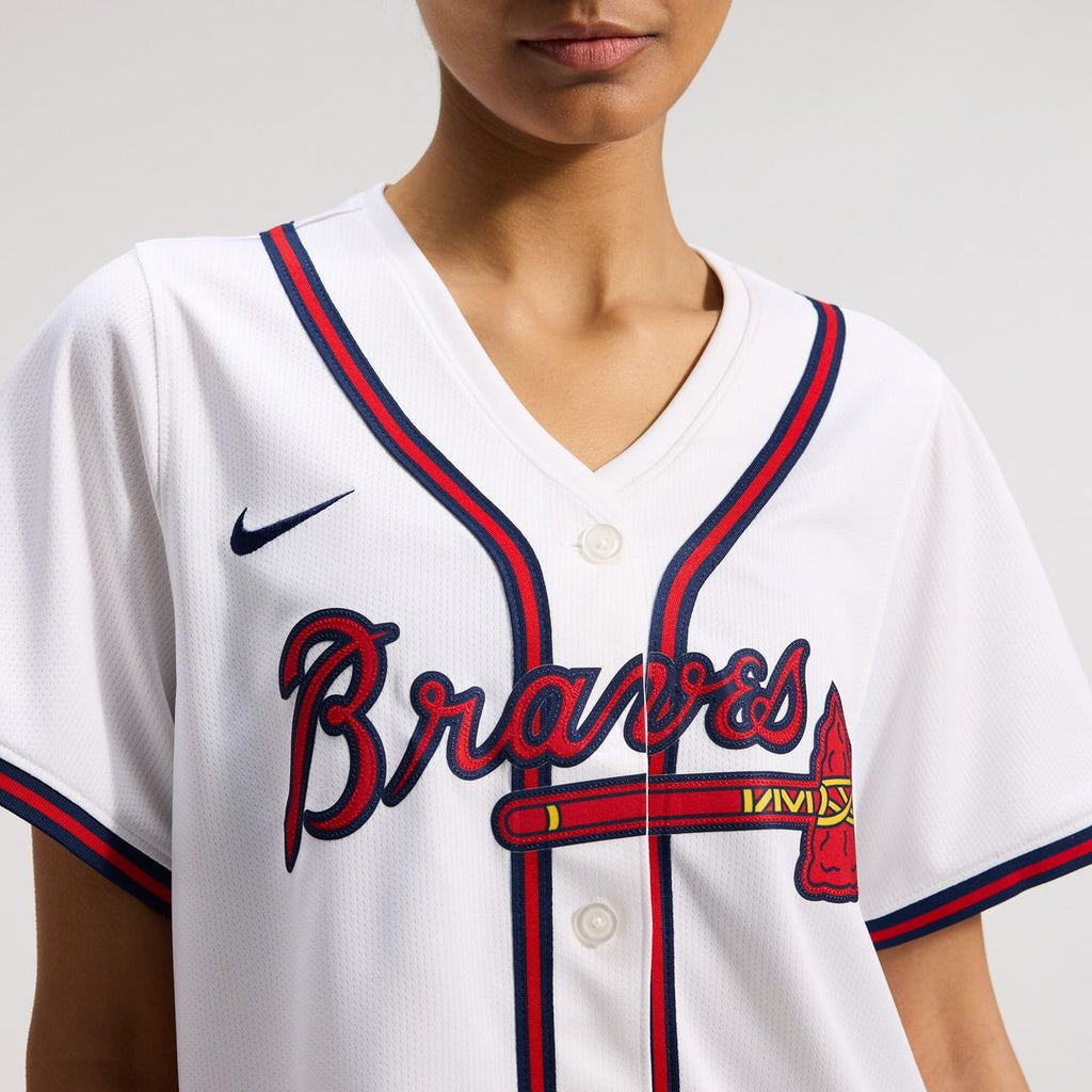 Atlanta Braves Nike Women's Home Limited Jersey - White