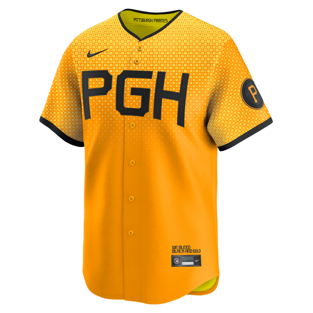 Oneil Cruz Pittsburgh Pirates Nike City Connect Limited Jersey - Gold