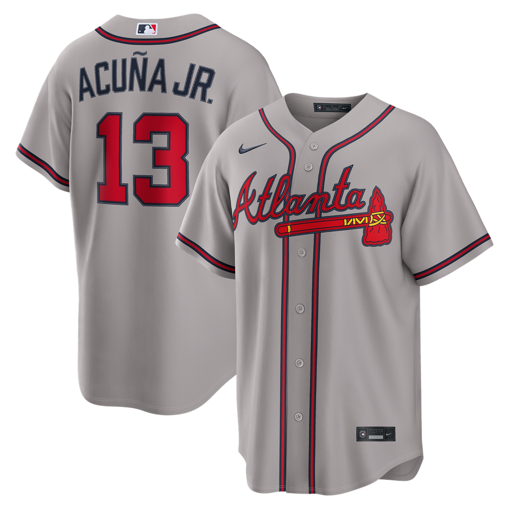 Ronald Acuña Jr. Atlanta Braves Nike Alternate 2 Replica Jersey - Red