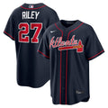 Austin Riley Atlanta Braves Nike Alternate Replica Jersey - Navy