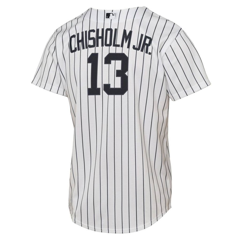 Jazz Chisholm Jr. New York Yankees Nike Youth Home Replica Jersey - White