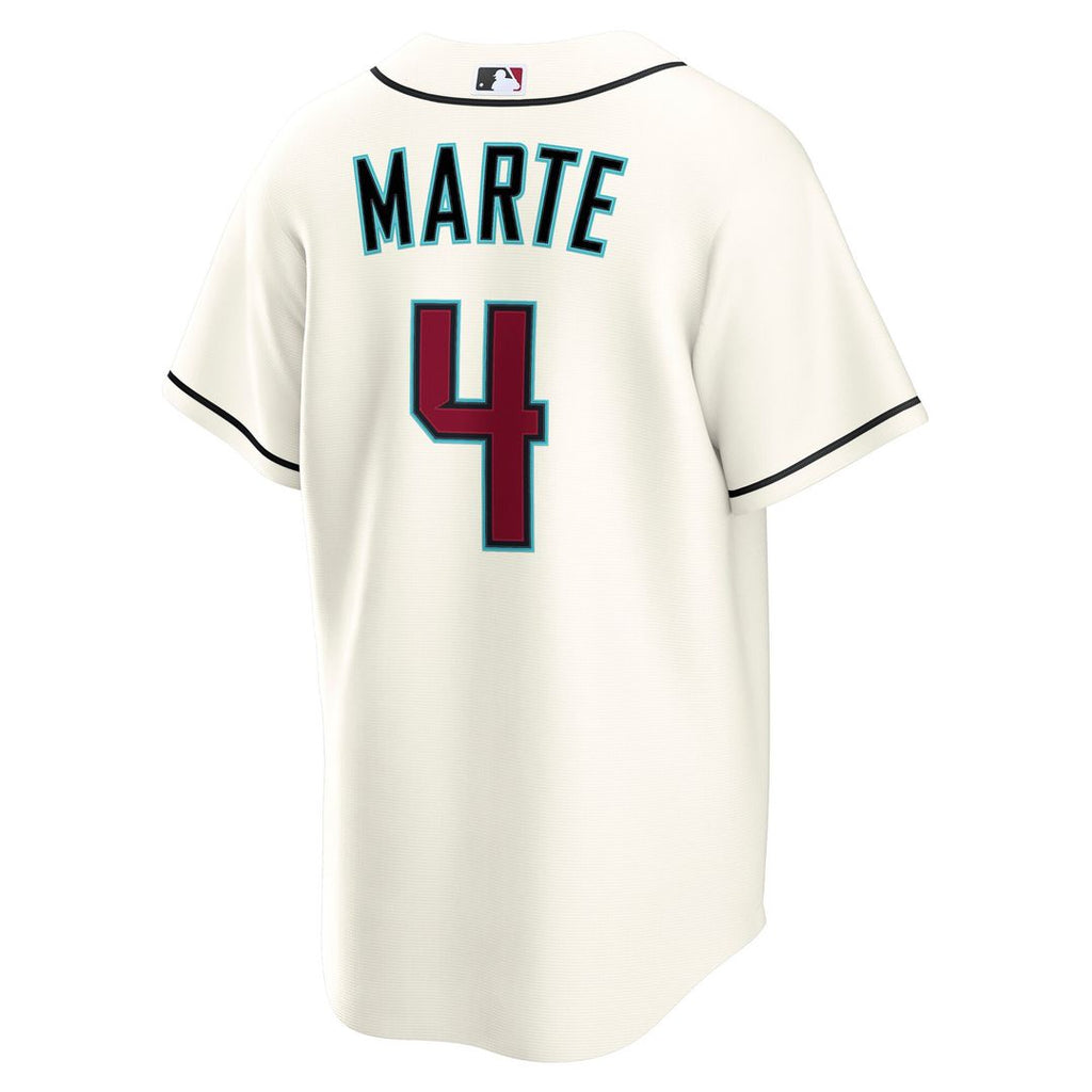 Ketel Marte Arizona Diamondbacks Nike Home Replica Jersey - Cream