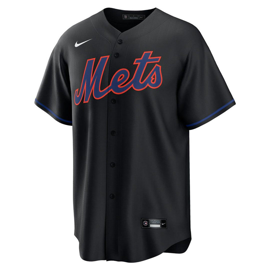 Brandon Nimmo New York Mets Nike Alternate Replica Jersey - Black