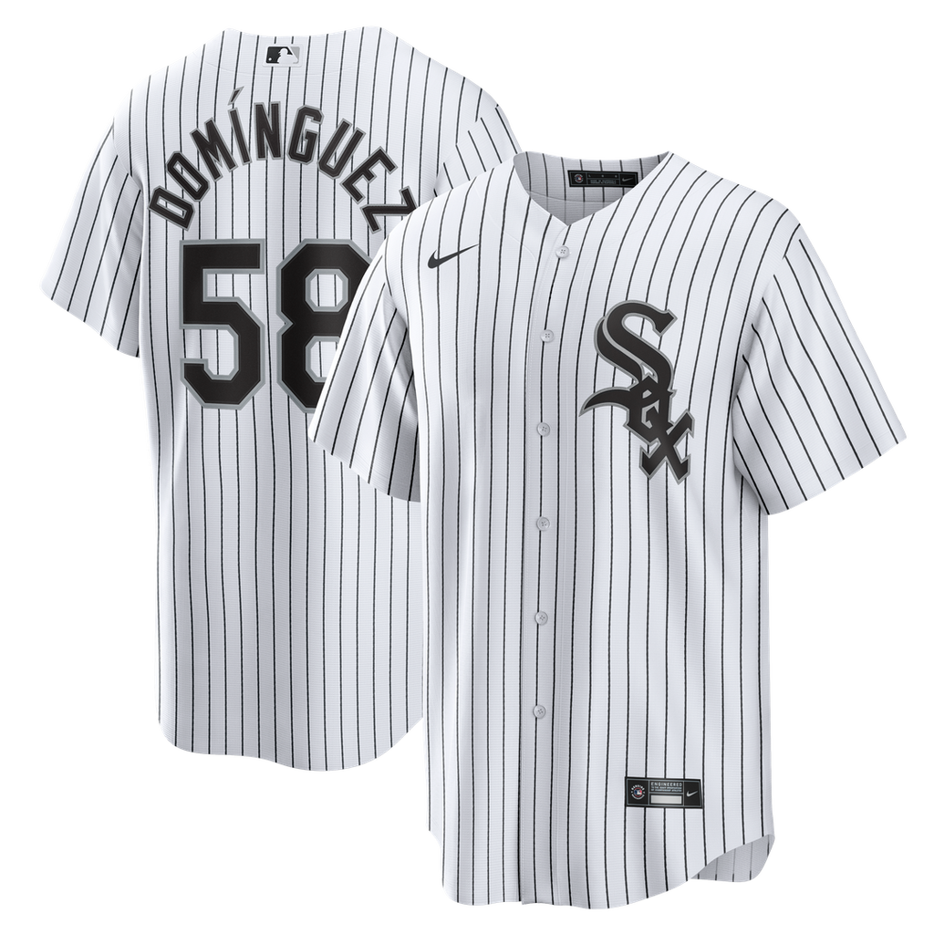 Seranthony Domínguez Chicago White Sox Nike Home Replica Jersey - White