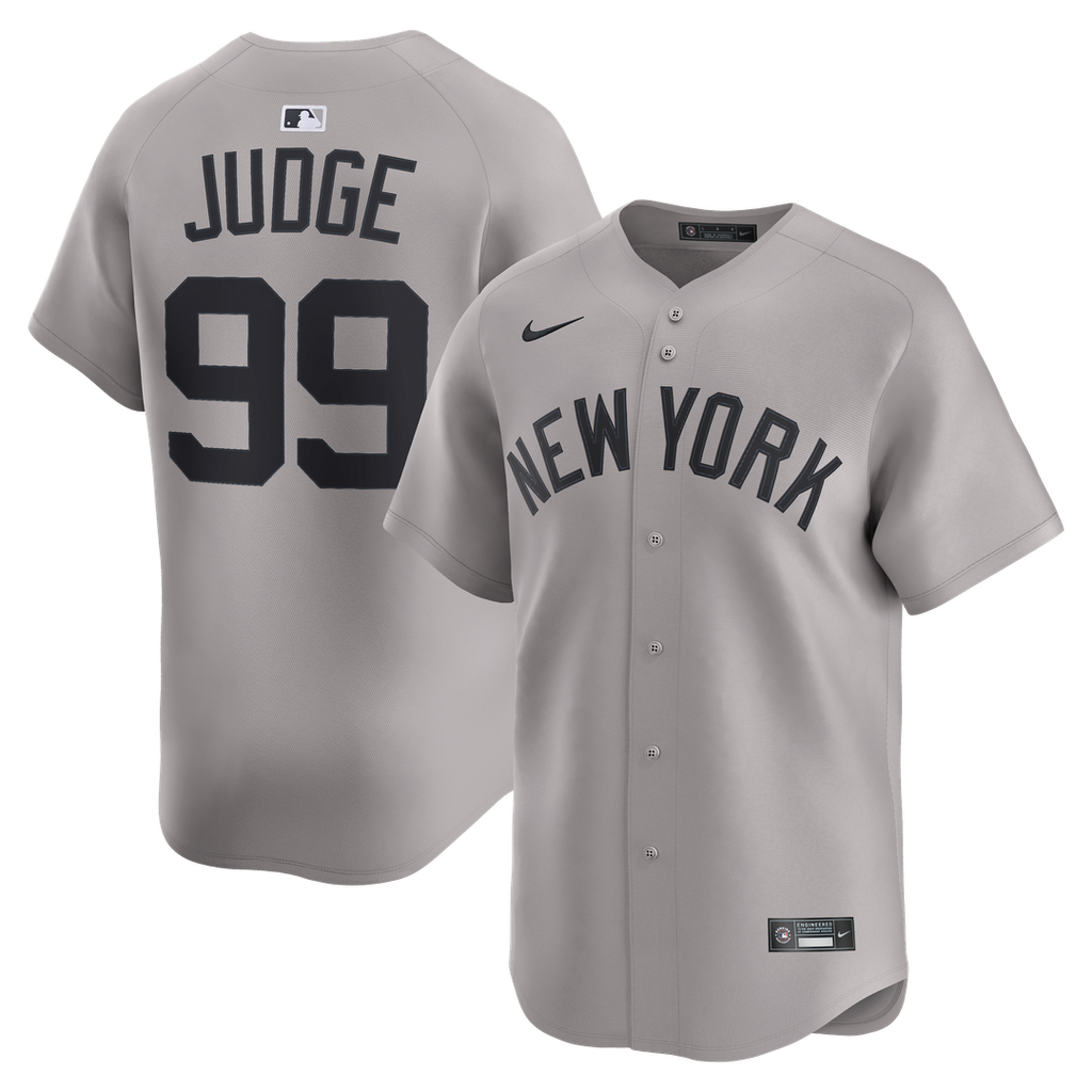 Aaron Judge New York Yankees Nike Road Limited Player Jersey - Gray