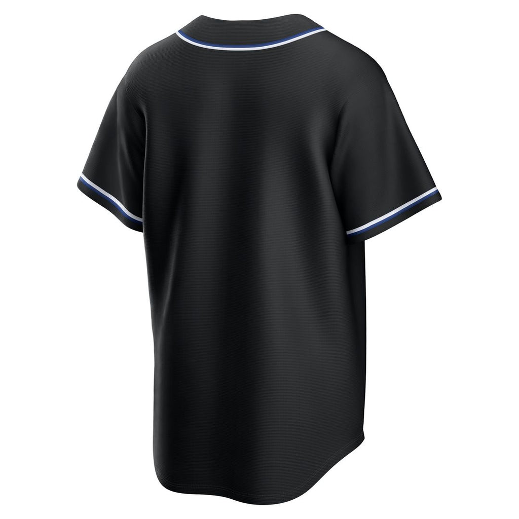 New York Mets Nike Fashion Replica Black Out Jersey