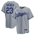 Kyle Tucker Los Angeles Dodgers Nike Road Replica Jersey - Gray