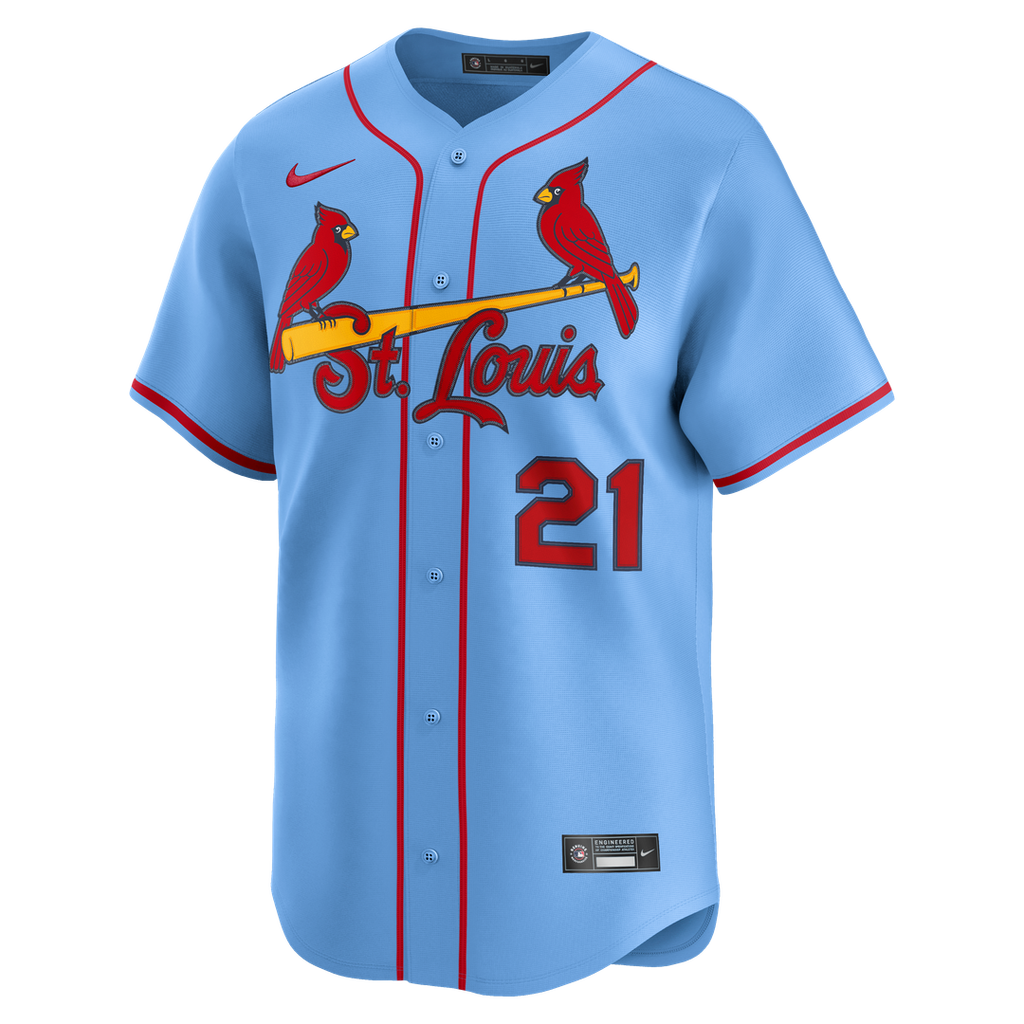 Lars Nootbaar St. Louis Cardinals Nike Alternate Limited Jersey - Light Blue