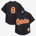 Cal Ripken Jr. Baltimore Orioles Mitchell & Ness Authentic Batting Practice Jersey - Black