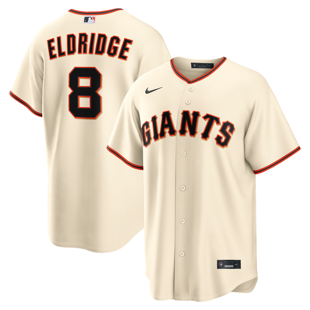 Bryce Eldridge San Francisco Giants Nike Home Replica Jersey - Cream