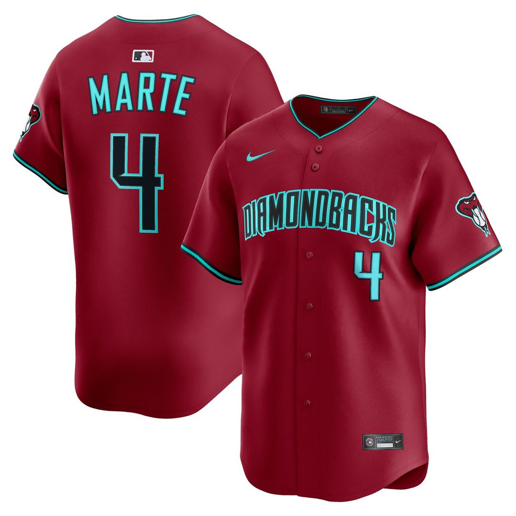 Ketel Marte Arizona Diamondbacks Nike Alternate Limited Jersey - Black