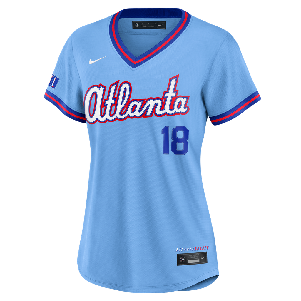 Mike Yastrzemski Atlanta Braves Nike Women's 2026 City Connect Stadium Jersey - Powder Blue