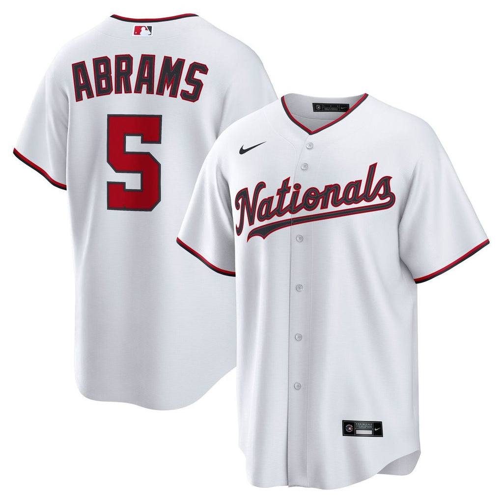 CJ Abrams Washington Nationals Nike Home Replica Jersey - White