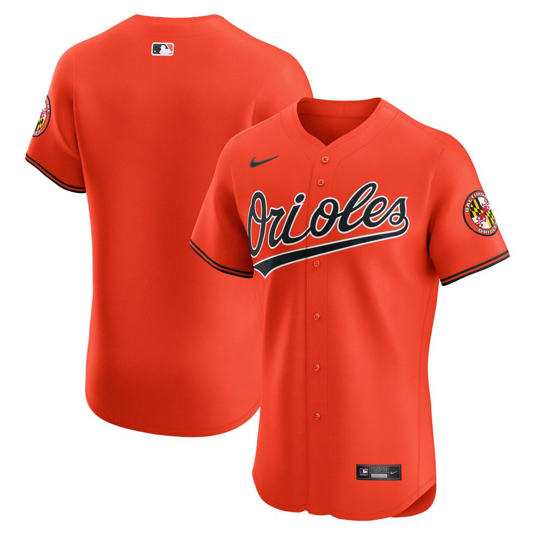 Baltimore Orioles Nike Alternate 2  Elite Jersey - Orange