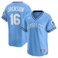 Bo Jackson Kansas City Royals Nike Throwback Cooperstown Collection Limited Jersey - Light Blue