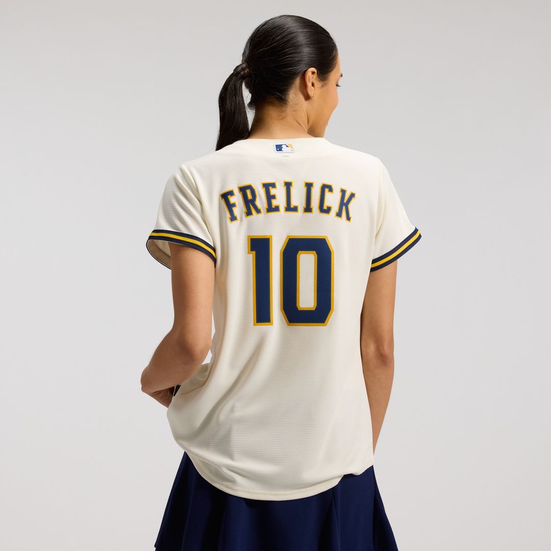 Sal Frelick Milwaukee Brewers Nike Women's Home Replica Jersey - Cream