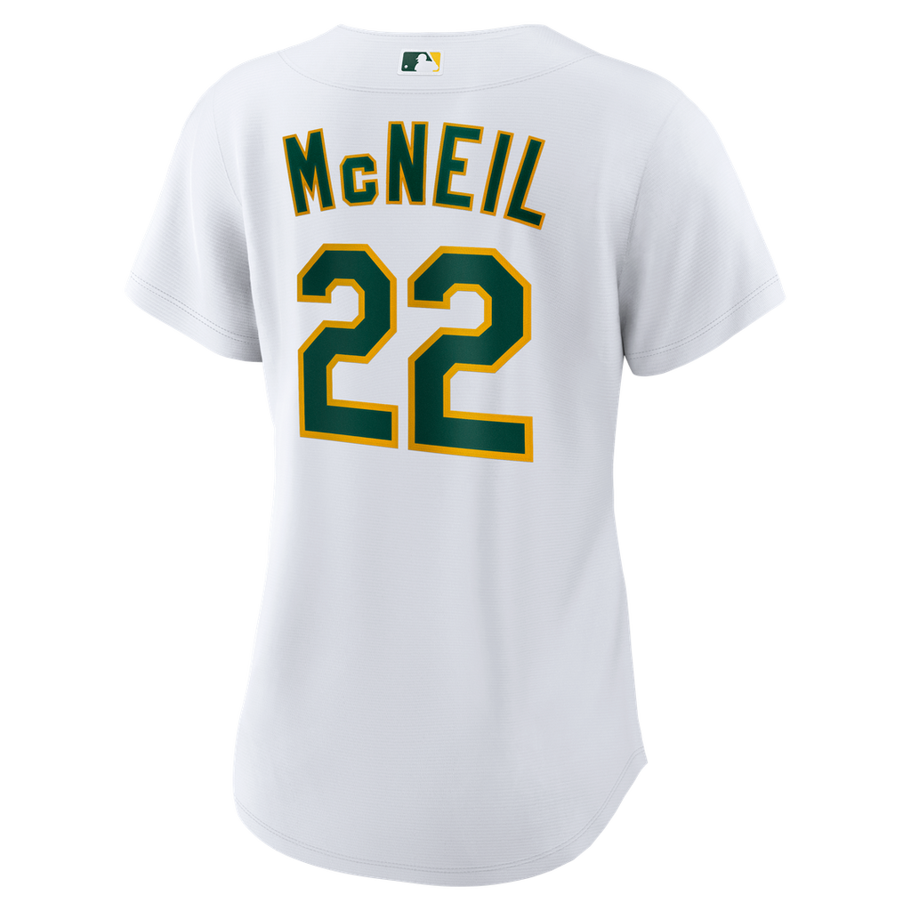 Jeff McNeil Athletics Nike Women's Home Replica Jersey - White