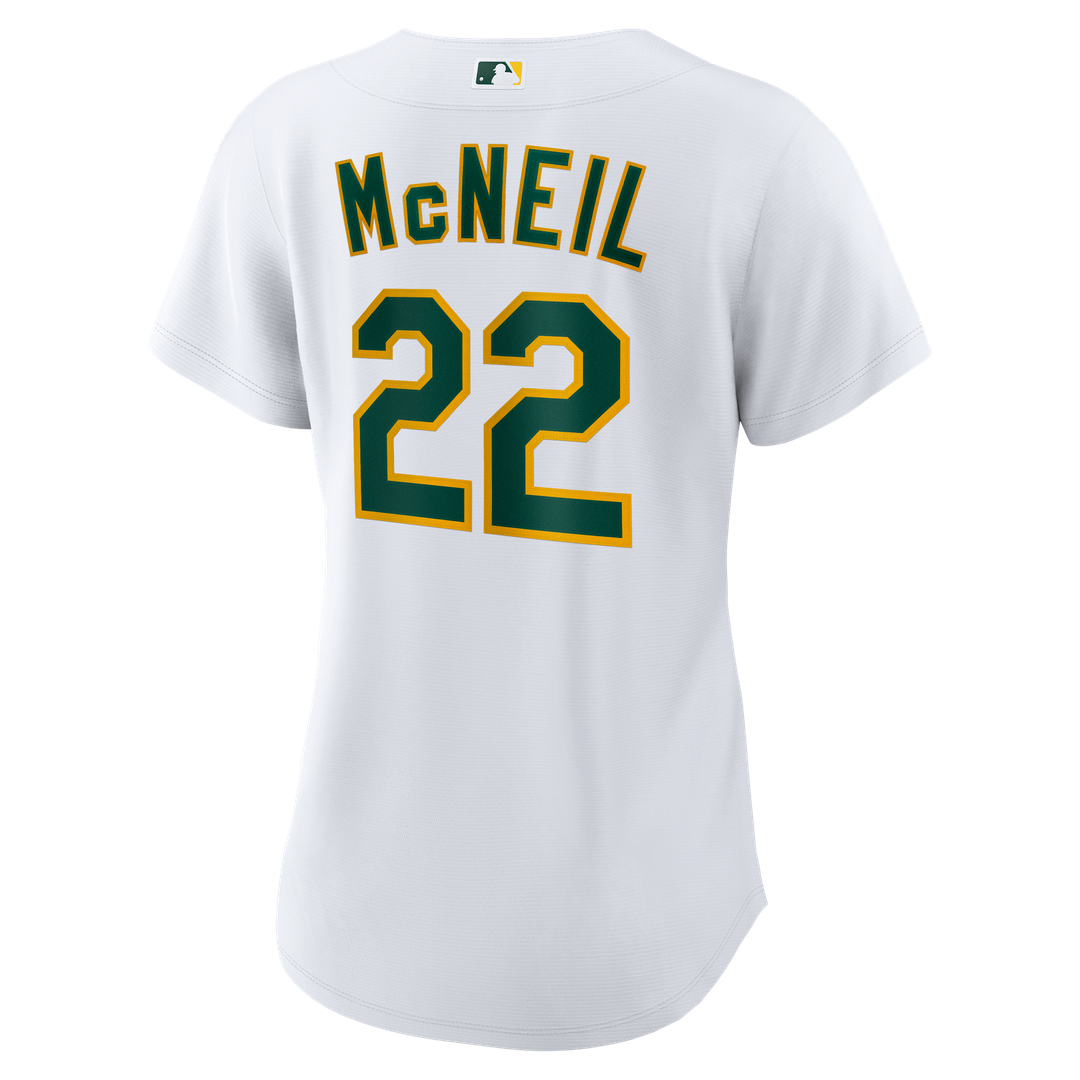Jeff McNeil Athletics Nike Women's Home Replica Jersey - White