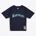 Ichiro Suzuki Seattle Mariners Mitchell & Ness Big & Tall Cooperstown Mesh Batting Practice Jersey - Navy