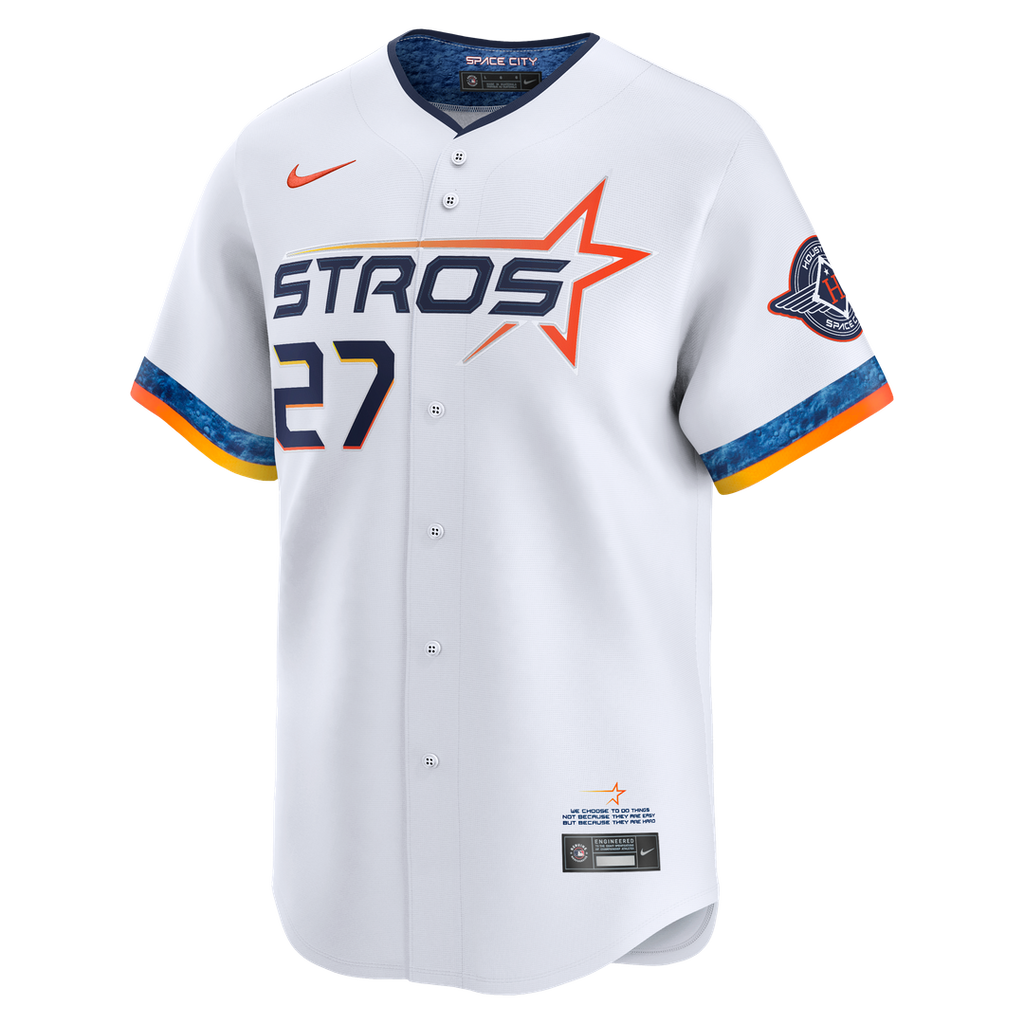 Jose Altuve Houston Astros Nike 2025 City Connect Limited Player Jersey - White