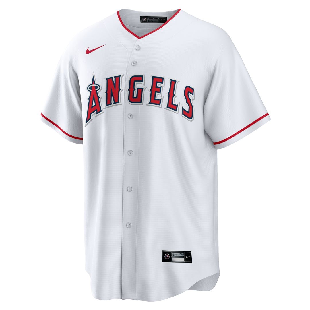 Mike Trout Los Angeles Angels Nike Home Replica Player Name Jersey - White