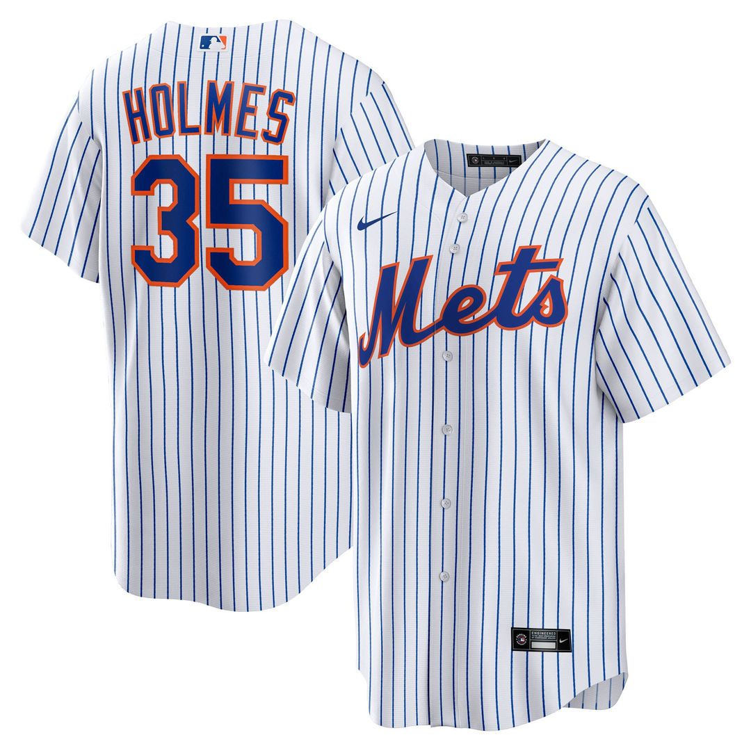 Clay Holmes New York Mets Nike Home Replica Jersey - White