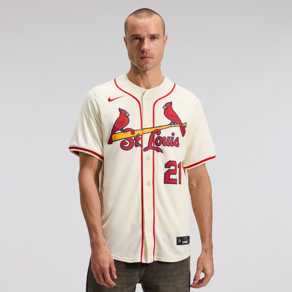 Lars Nootbaar St. Louis Cardinals Nike Alternate 2 Limited Jersey - Cream