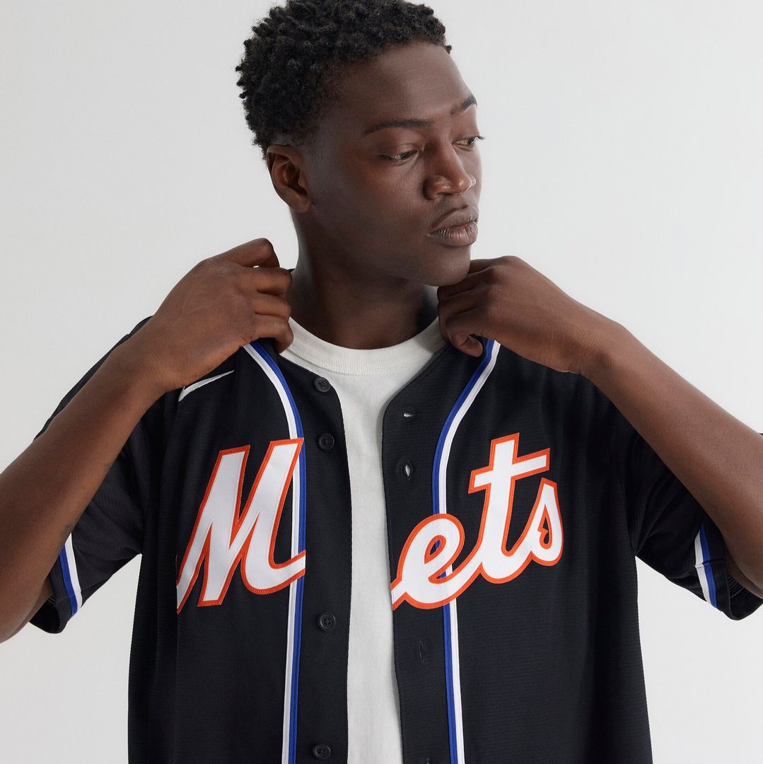 Juan Soto New York Mets Nike Fashion Replica Black Out Jersey