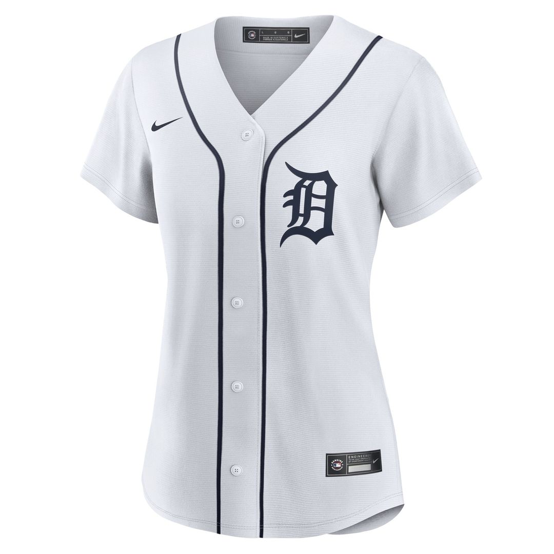Jake Rogers Detroit Tigers Nike Women's Home Replica Jersey - White