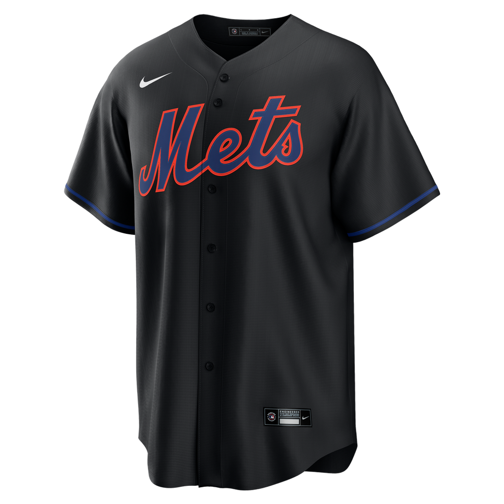 Starling Marte New York Mets Nike Alternate Replica Jersey - Black