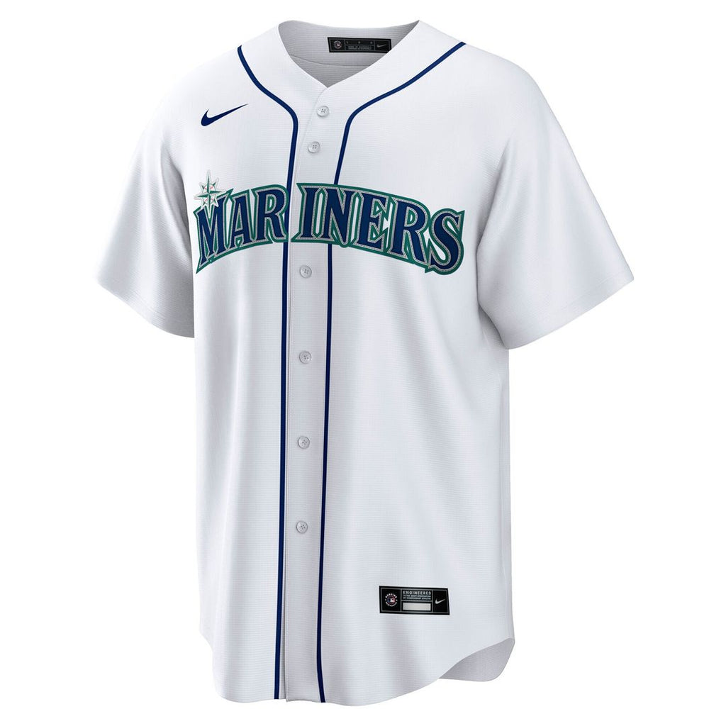 Cal Raleigh Seattle Mariners Nike Home Replica Player Jersey - White