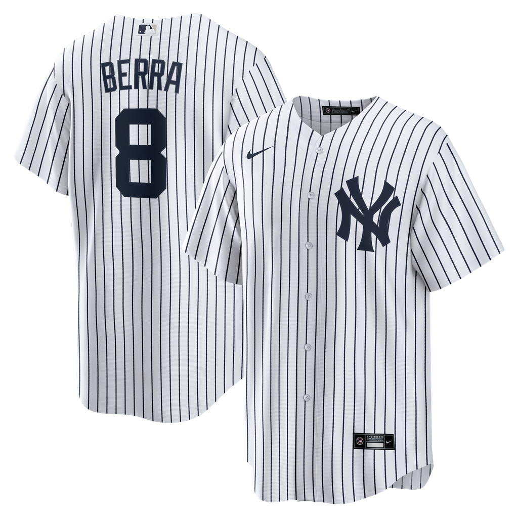 Yogi Berra New York Yankees Nike Home Retired Player Replica Jersey - White