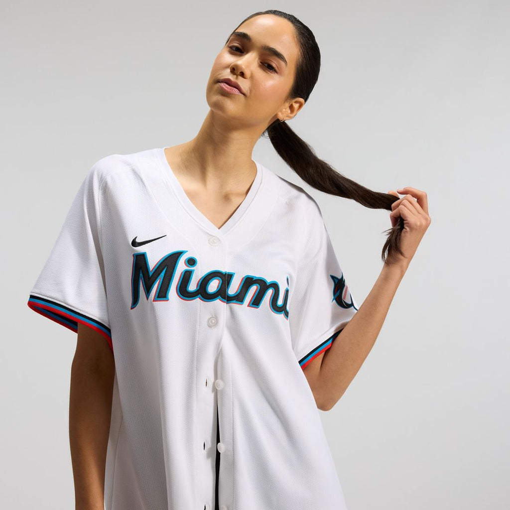 Sandy Alcantara Miami Marlins Nike Women's Home Limited Player Jersey – White