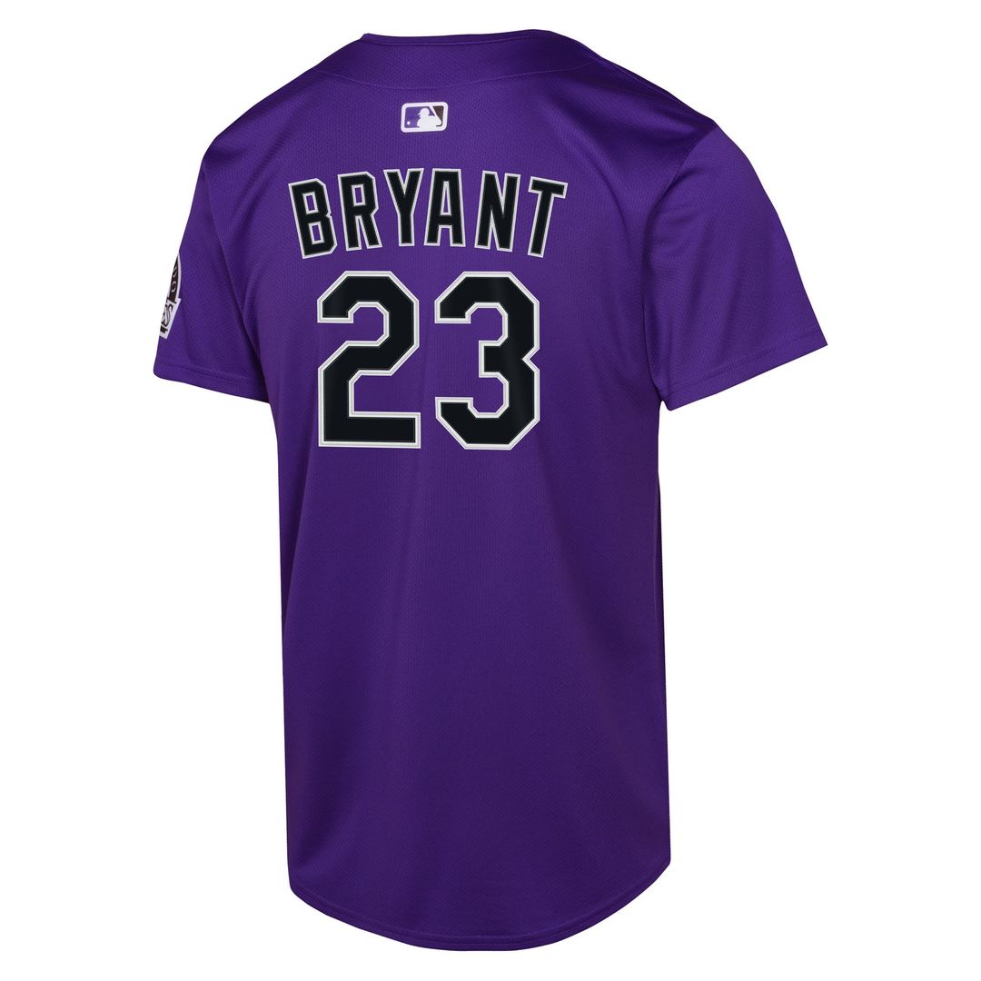 Kris Bryant Colorado Rockies Nike Youth Alternate Limited Player Jersey - Purple
