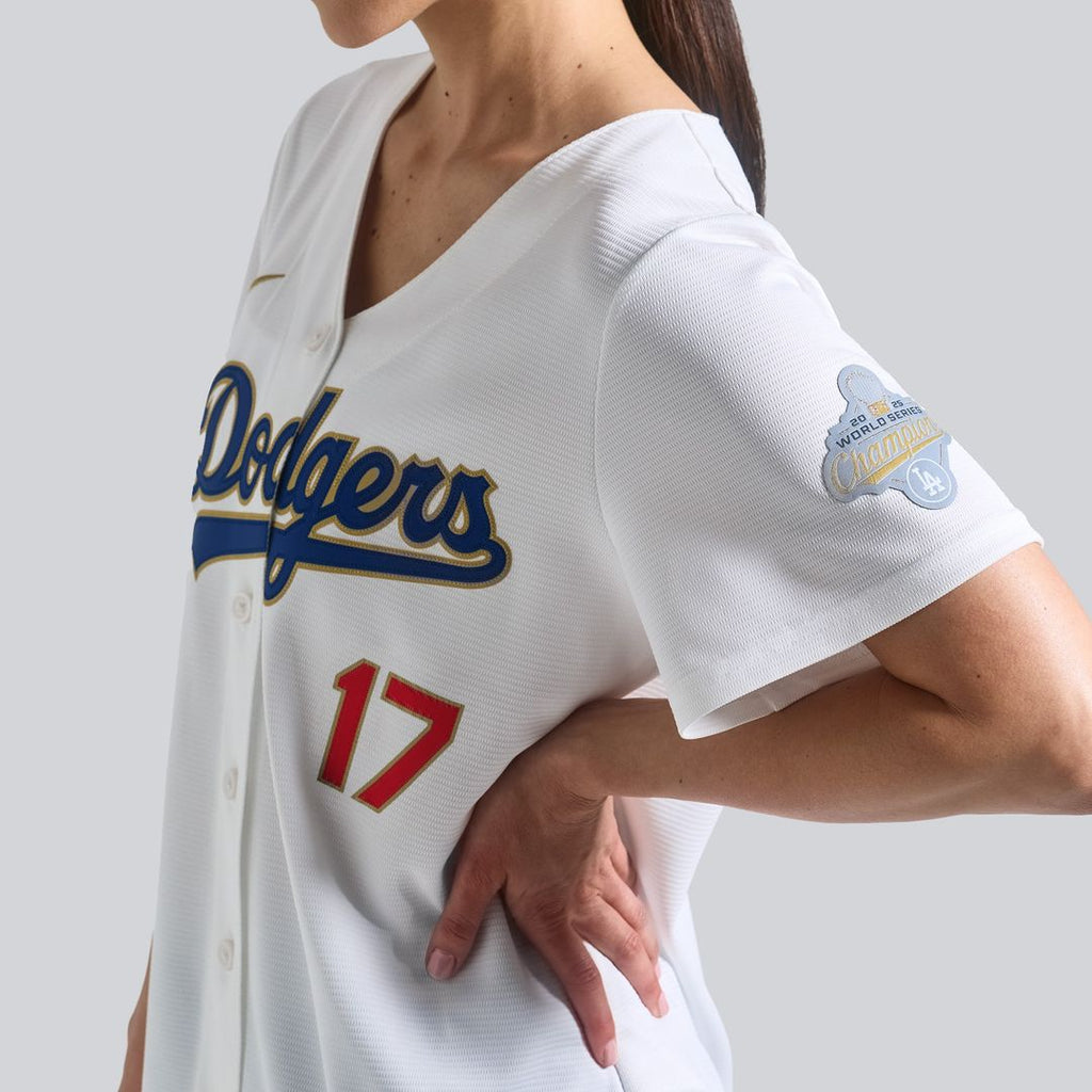 Shohei Ohtani Los Angeles Dodgers Nike Women's 2026 Gold Collection Stadium Jersey - White