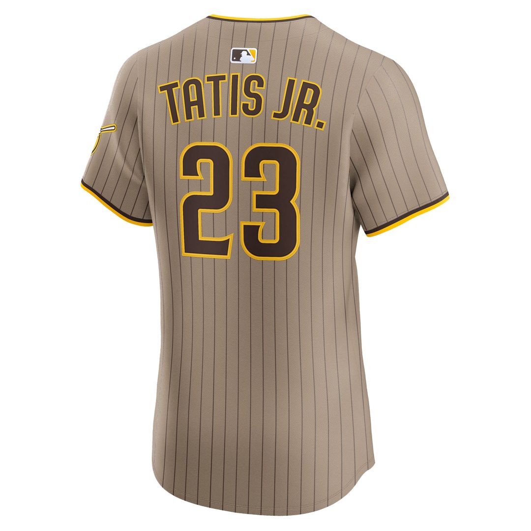 Fernando Tatis Jr. San Diego Padres Nike Road Elite Jersey - Brown