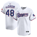 Jacob deGrom Texas Rangers Nike Home Limited Jersey - White