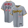 Paul Skenes Pittsburgh Pirates Nike USA 250 Fourth of July Road Stadium Jersey - Gray