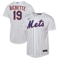 Bo Bichette New York Mets Nike Youth Home Baseline Jersey - White