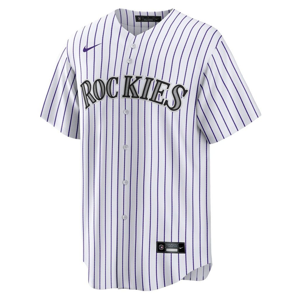 Hunter Goodman Colorado Rockies Nike Home Replica Jersey - White