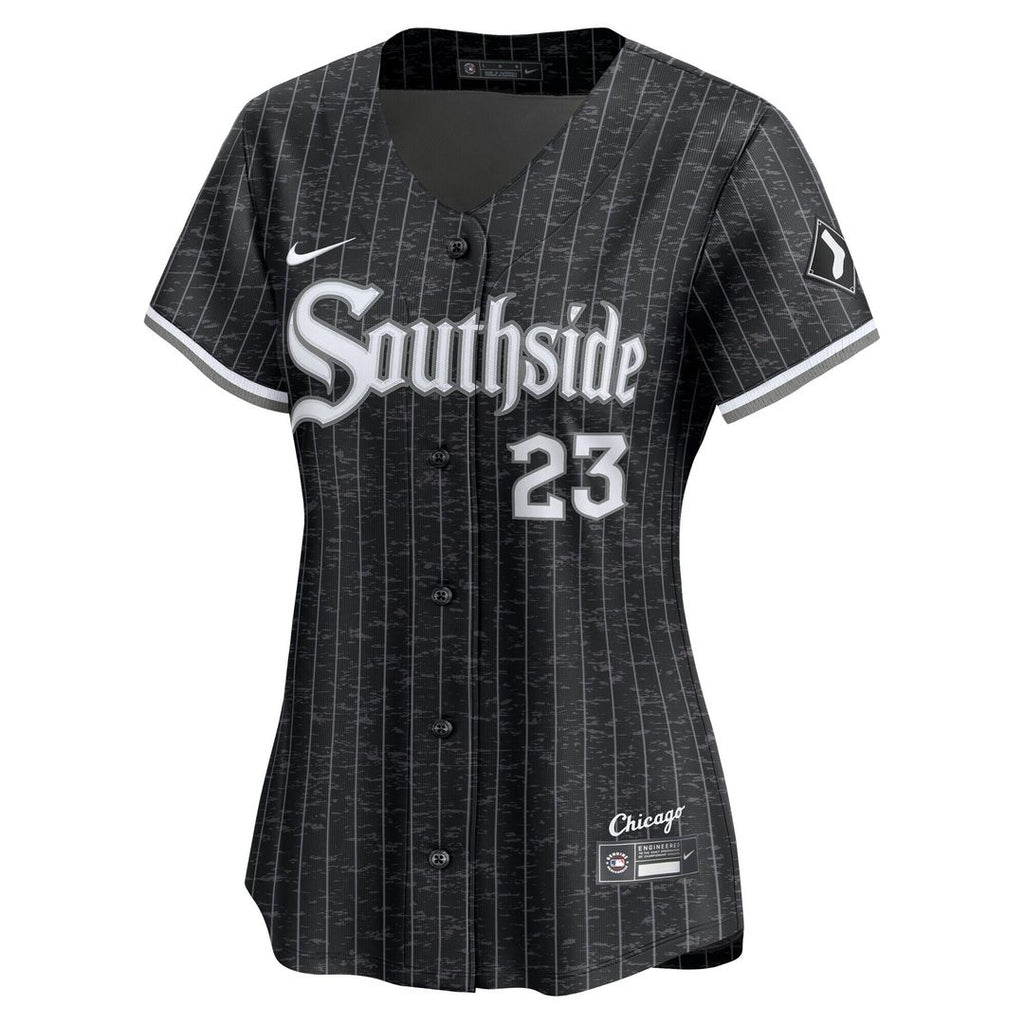 Andrew Benintendi Chicago White Sox Nike Women's 2025 City Connect Limited Player Jersey - Red/Black