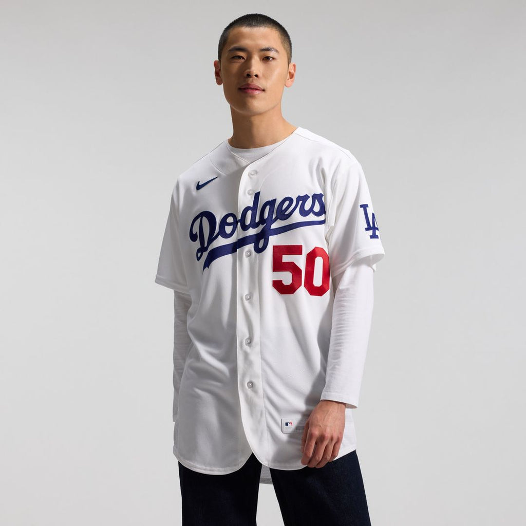 Mookie Betts Los Angeles Dodgers Nike Home Authentic Jersey - White