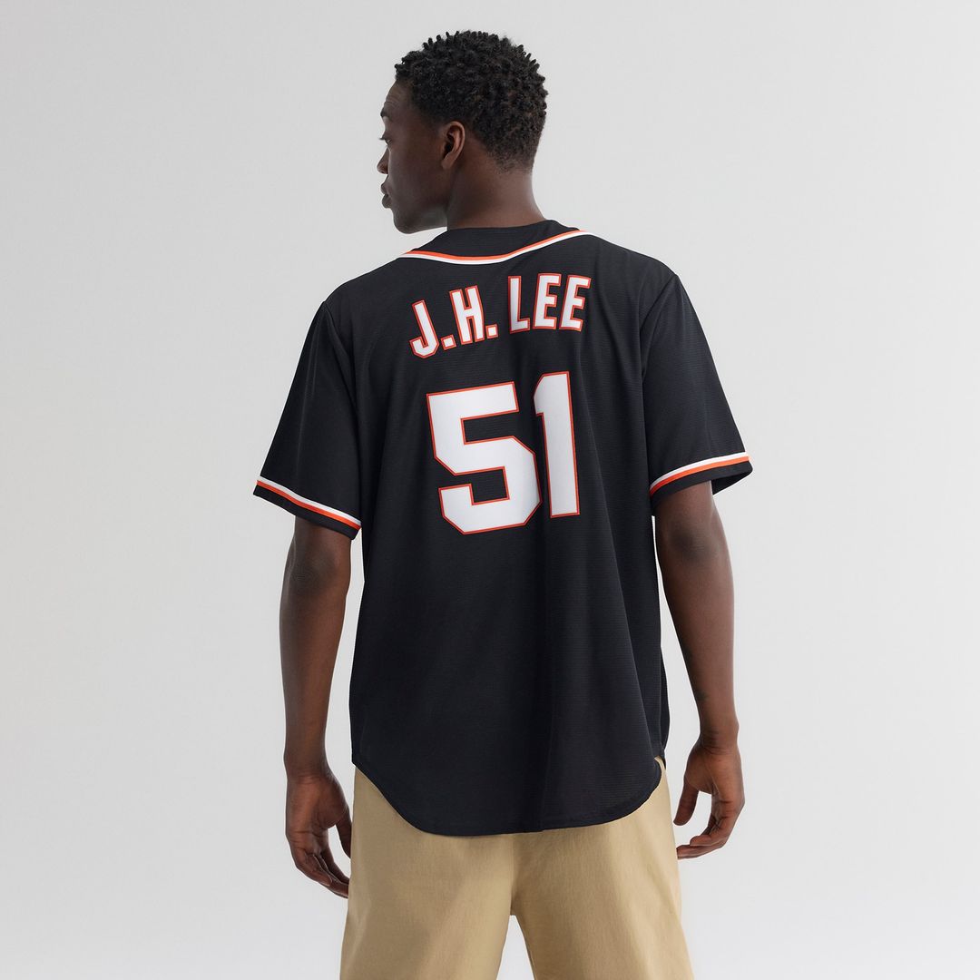 Jung Hoo Lee San Francisco Giants Nike Fashion Replica Black Out Jersey