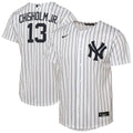 Jazz Chisholm Jr. New York Yankees Nike Youth Home Replica Jersey - White