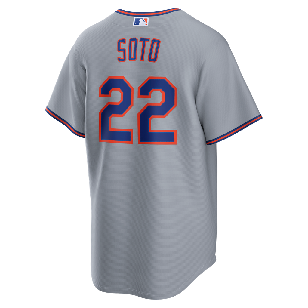 Juan Soto New York Mets Nike Road Replica Jersey - Gray