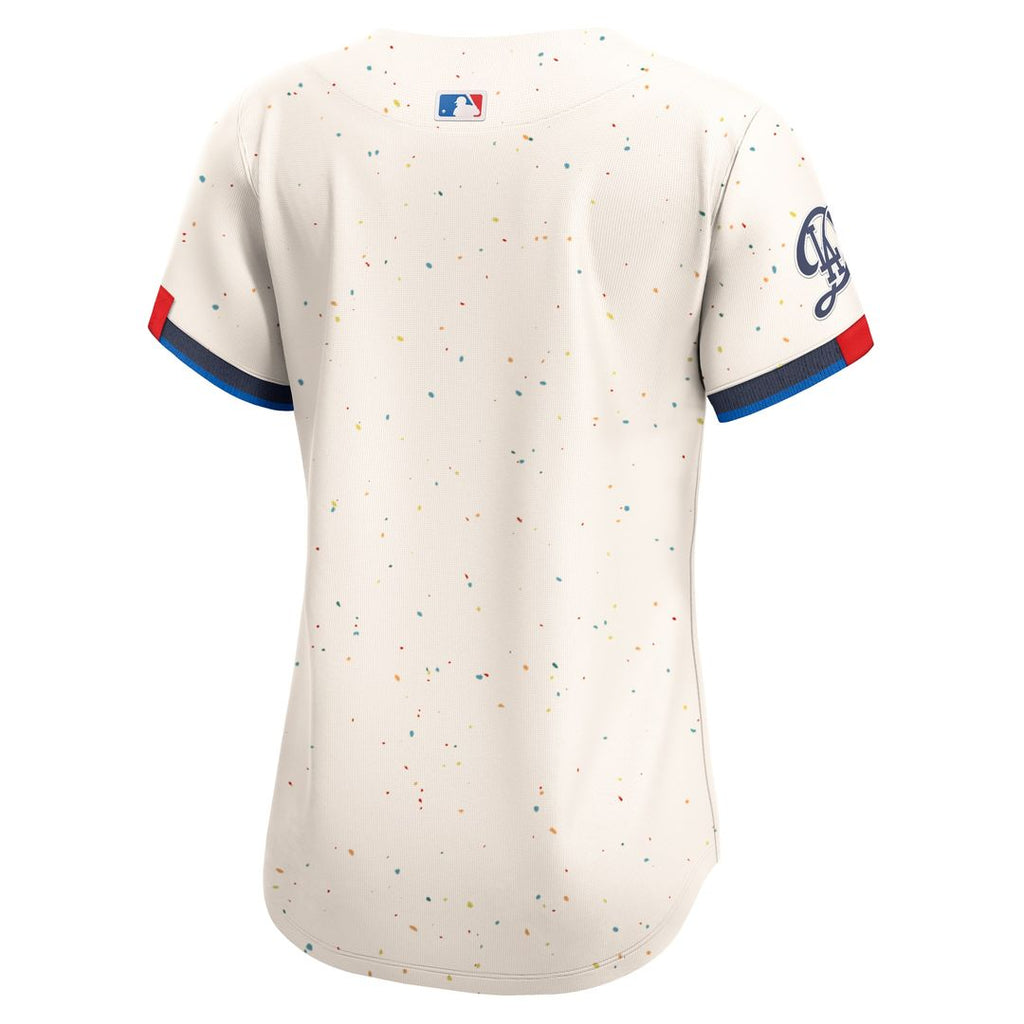 Los Angeles Dodgers Nike Women's City Connect Limited Jersey - Cream
