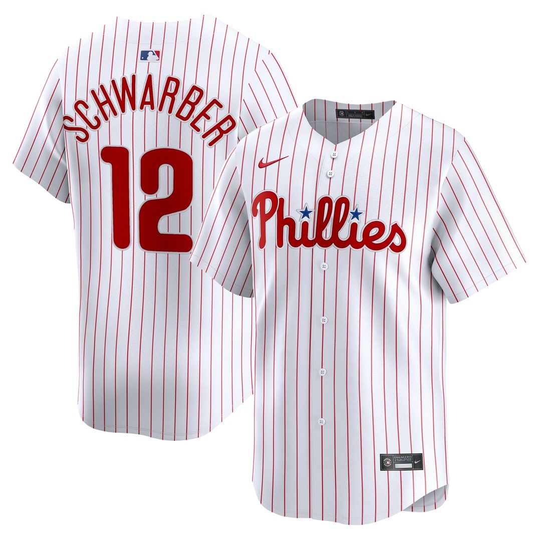 Kyle Schwarber Philadelphia Phillies Nike Home Limited Player Jersey - White