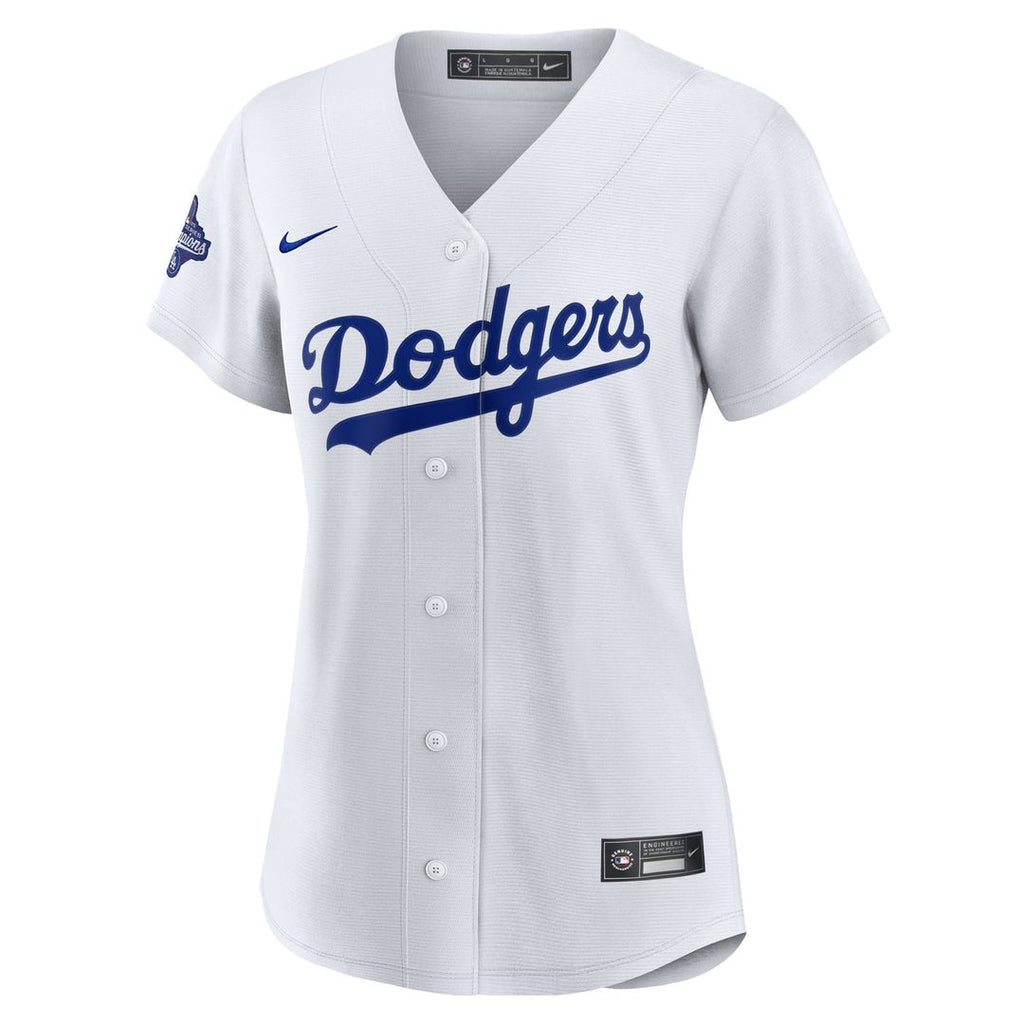 Clayton Kershaw Los Angeles Dodgers Nike Women's Home 2025 World Series Champions Replica Jersey - White