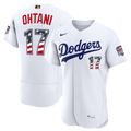 Shohei Ohtani Los Angeles Dodgers Nike USA 250 Fourth of July Home Authentic Jersey - White